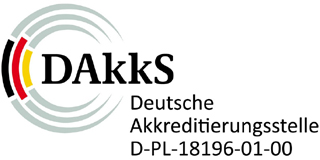 IKT is door DAkkS geaccrediteerd voor keuringen aan CIPP-liners en kunststoffen